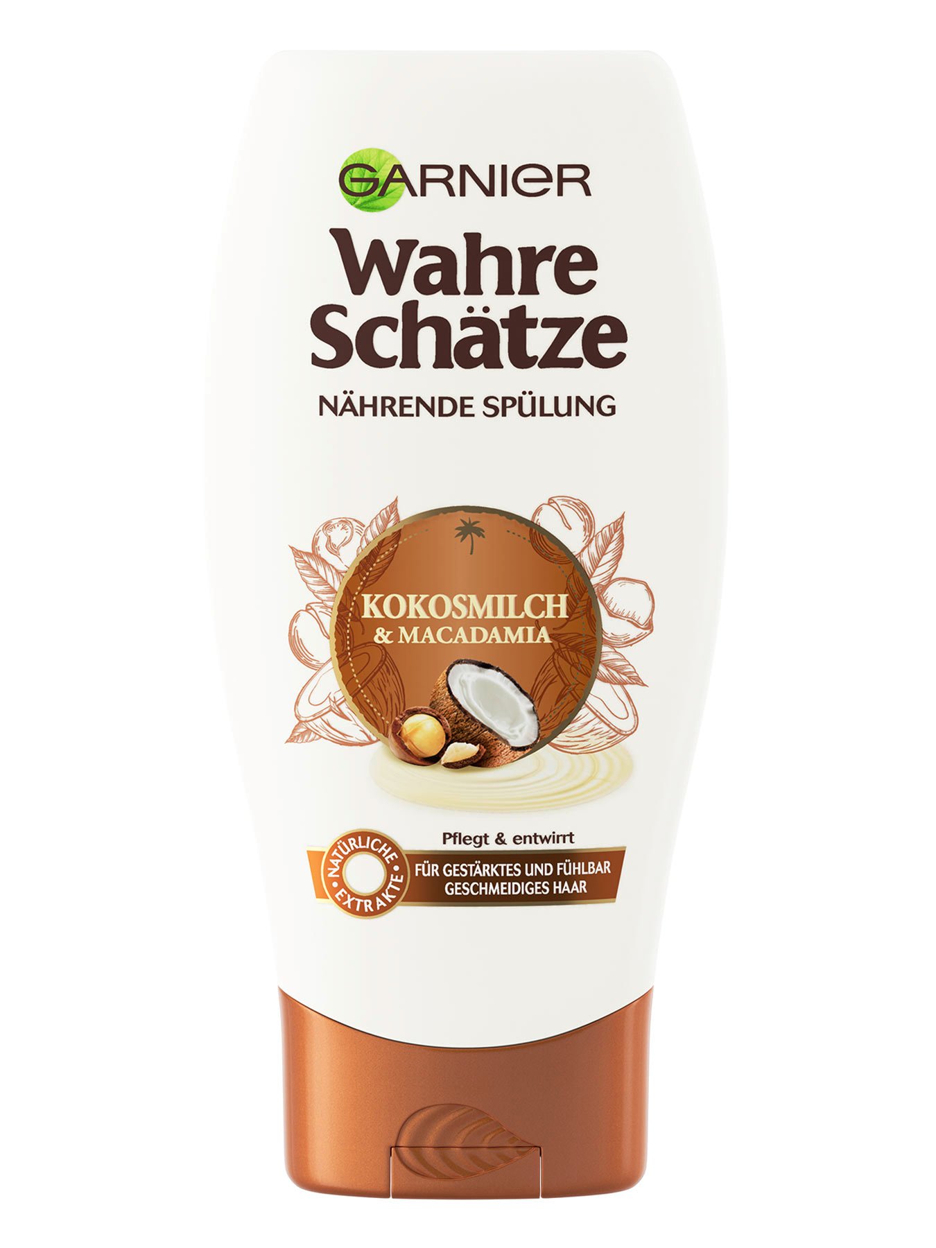 Naehrende-Spuelung-Wahre-Schaetze-Kokosmilch-Macadamia-250ml-Vorderseite-Garnier-Deutschland-gross
